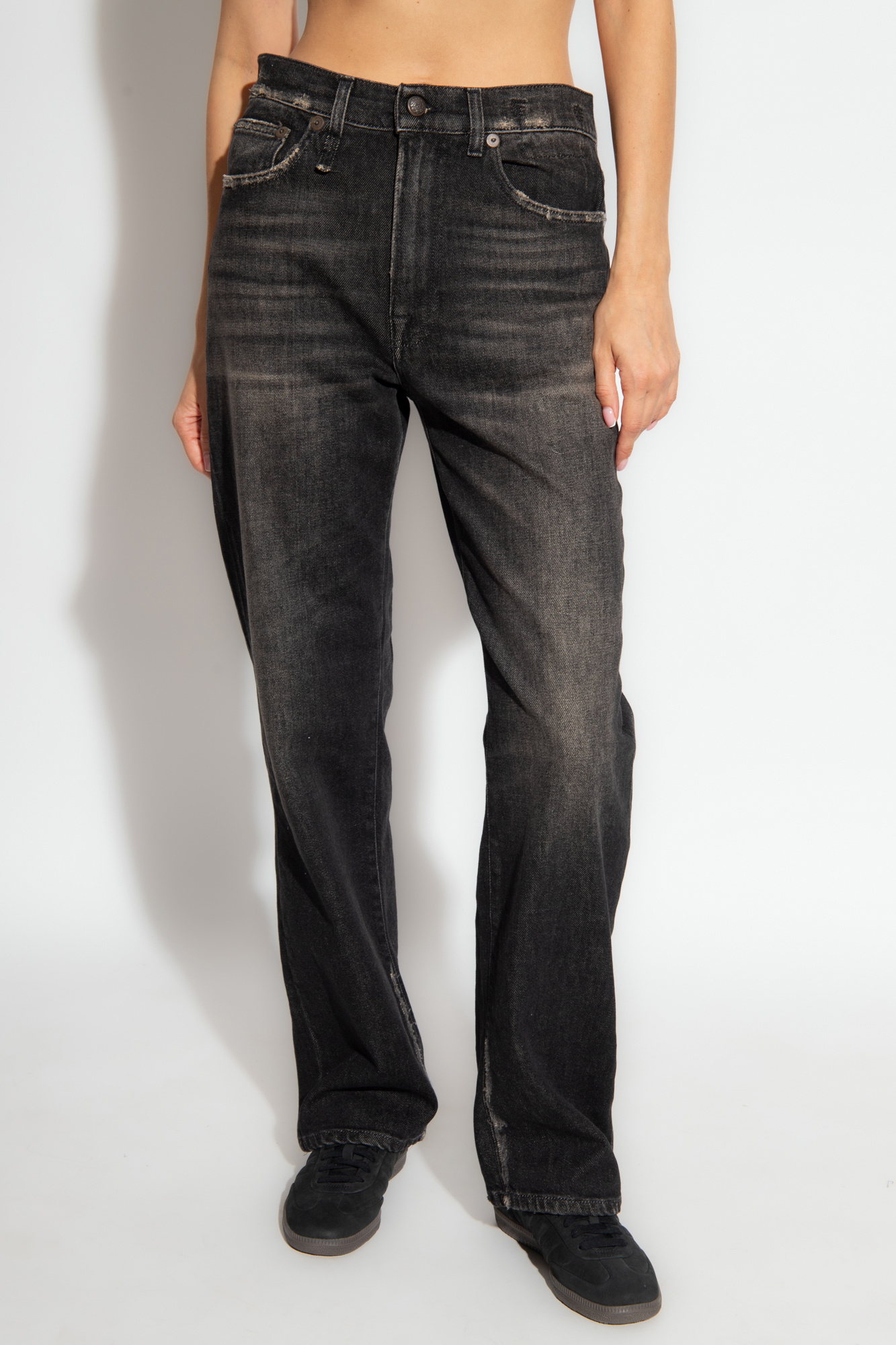 Black Straight leg jeans R13 Vitkac GB